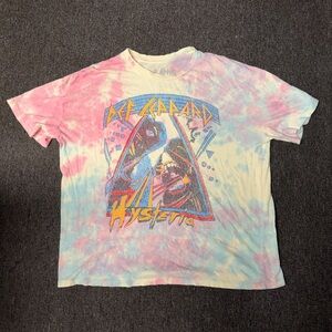 Def Leppard Tie-Dye XL T-Shirt
